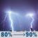 Tonight: Showers and thunderstorms. Cloudy. Low around 38, with temperatures rising to around 42 overnight. Southwest wind 1 to 13 mph. Chance of precipitation is 90%. New rainfall amounts between a tenth and quarter of an inch possible. Tonight: Showers And Thunderstorms